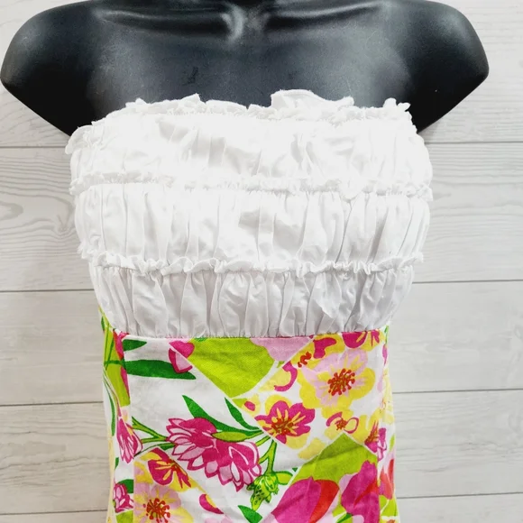 Lilly Pulitzer Strapless Cocktail‎ Dress - Picture 3 of 10